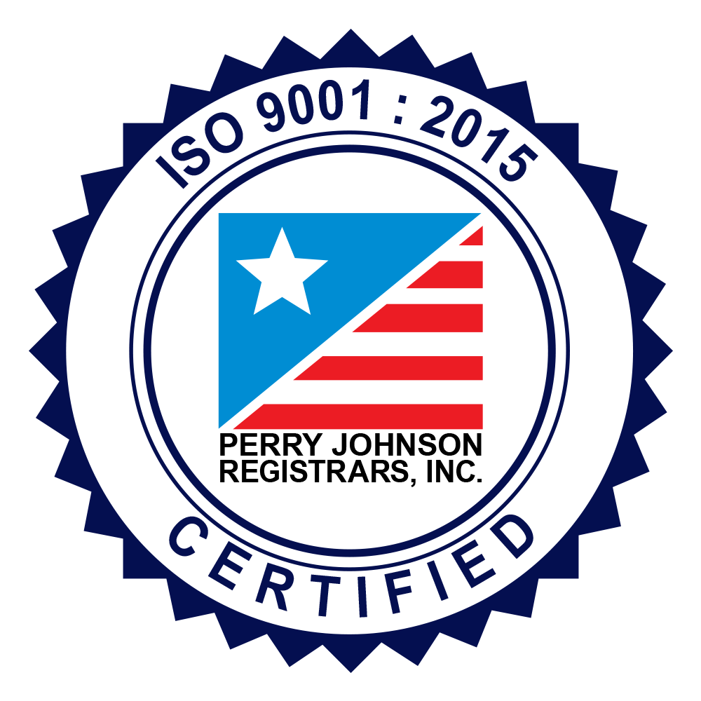 ISO Certified badge